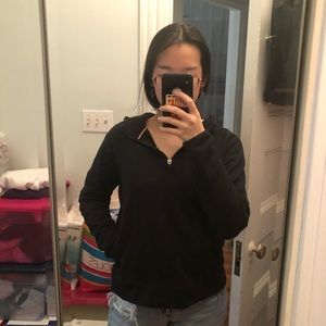 Abercrombie hooded quarter zip pullover (w pocket)